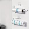 1Pcs Tissue Hanger Plastic Paper Roll Holder Wall Mounted Towel Storage Rack Organizer Shelf for Kitchen Bathroom