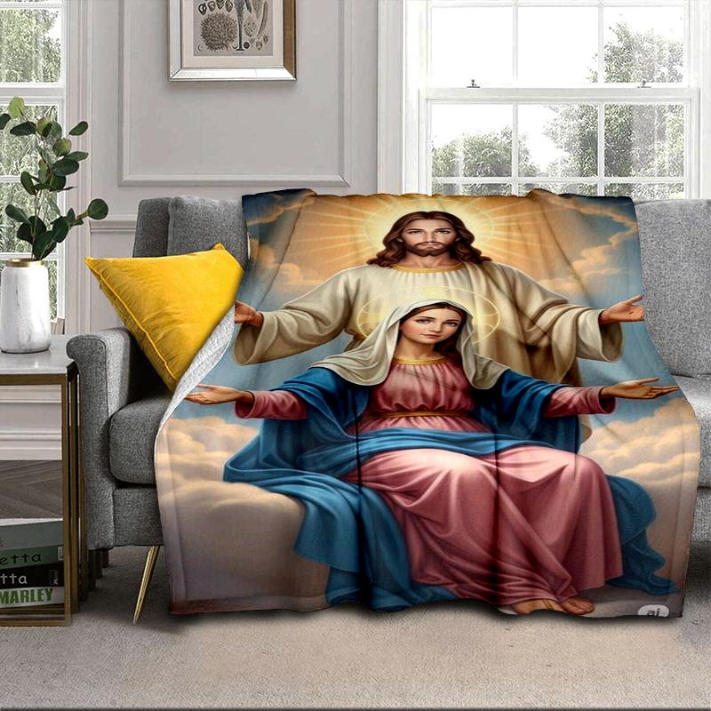 Sacred Heart Of Jesus Blanket Flannel Blanket Throw Blanket Sofa Cover Blanket Soft Premium Blanket Picnic Blanket Tv Blanket Gifts