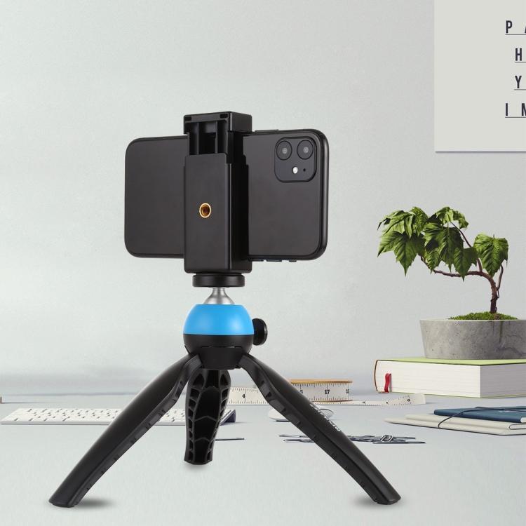 PULUZ Selfie Stick Statyw Uchwyt do Telefonu z Otworami na Śrubę 1/4 cala i Bazą Zimnego Buta