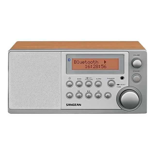 Radio-réveil Sangean DDR31BT - Noyer - DAB+/FM - 4W RMS - Bluetooth