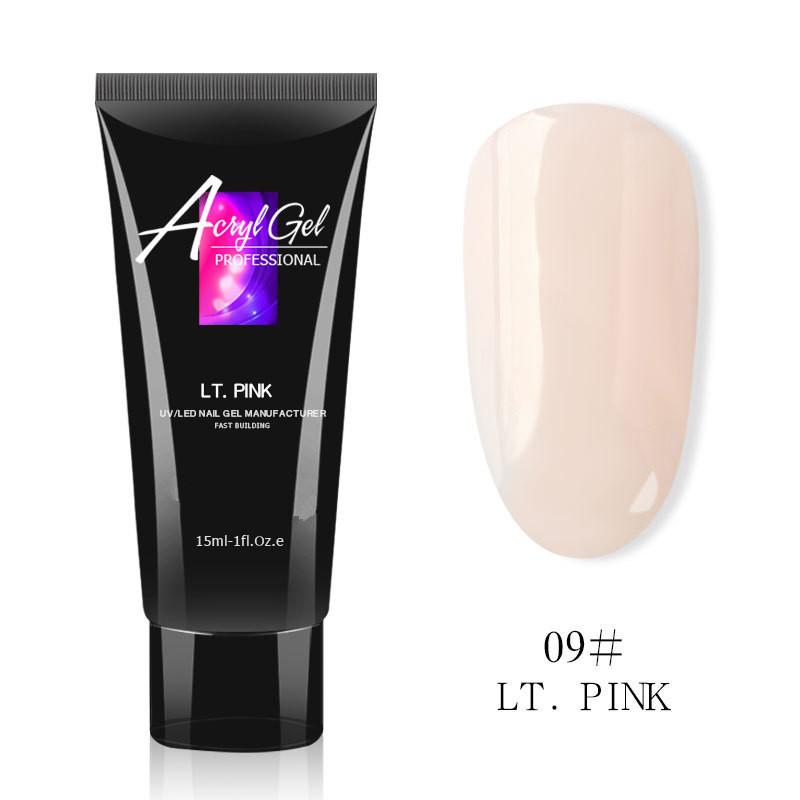 

1 шт., кристалл, УФ-гель для наращивания ногтей, светодиодный гель для дизайна ногтей, гель-лак, желе, акриловый УФ-гель для ногтей