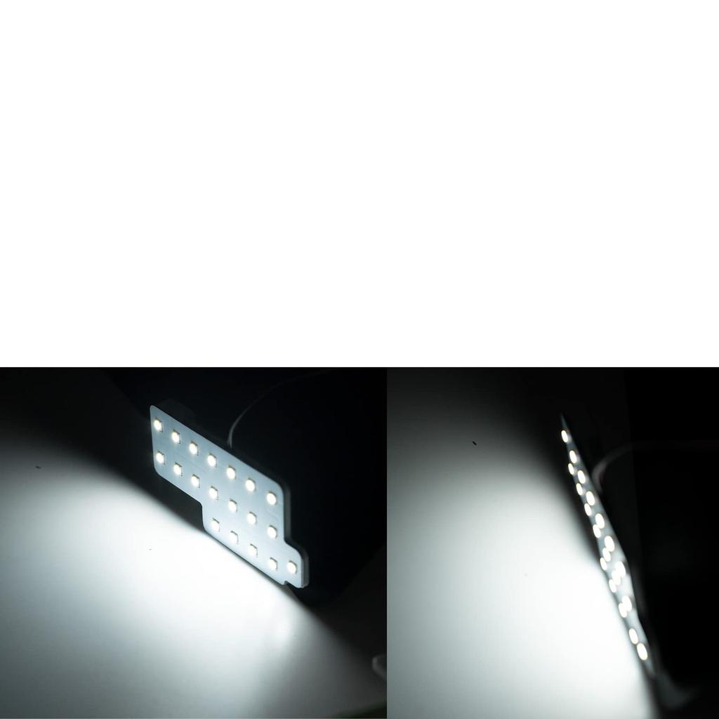 Toyota Hilux Pickup Truck Dedicated LED Interior Lamp Set with Dimming Tool Warranty Adjustment, Included, 6000K, One-Year (HYUGA)