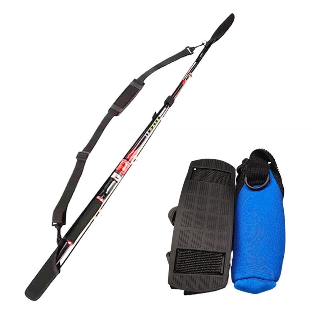Shoulder Belt Poles Fishing Rod Strap Holder Belt 110-170cm Carrying Strap Portable Casting Rod Carriers Strap