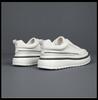 Autumn 2025 Men's Leather Breathable Slip-on Loafers with Thick Sole