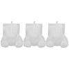3pcs Food-Grade Silicone Bear Resin Mould Cute Bear Bear Candy Mould  Candle Making
