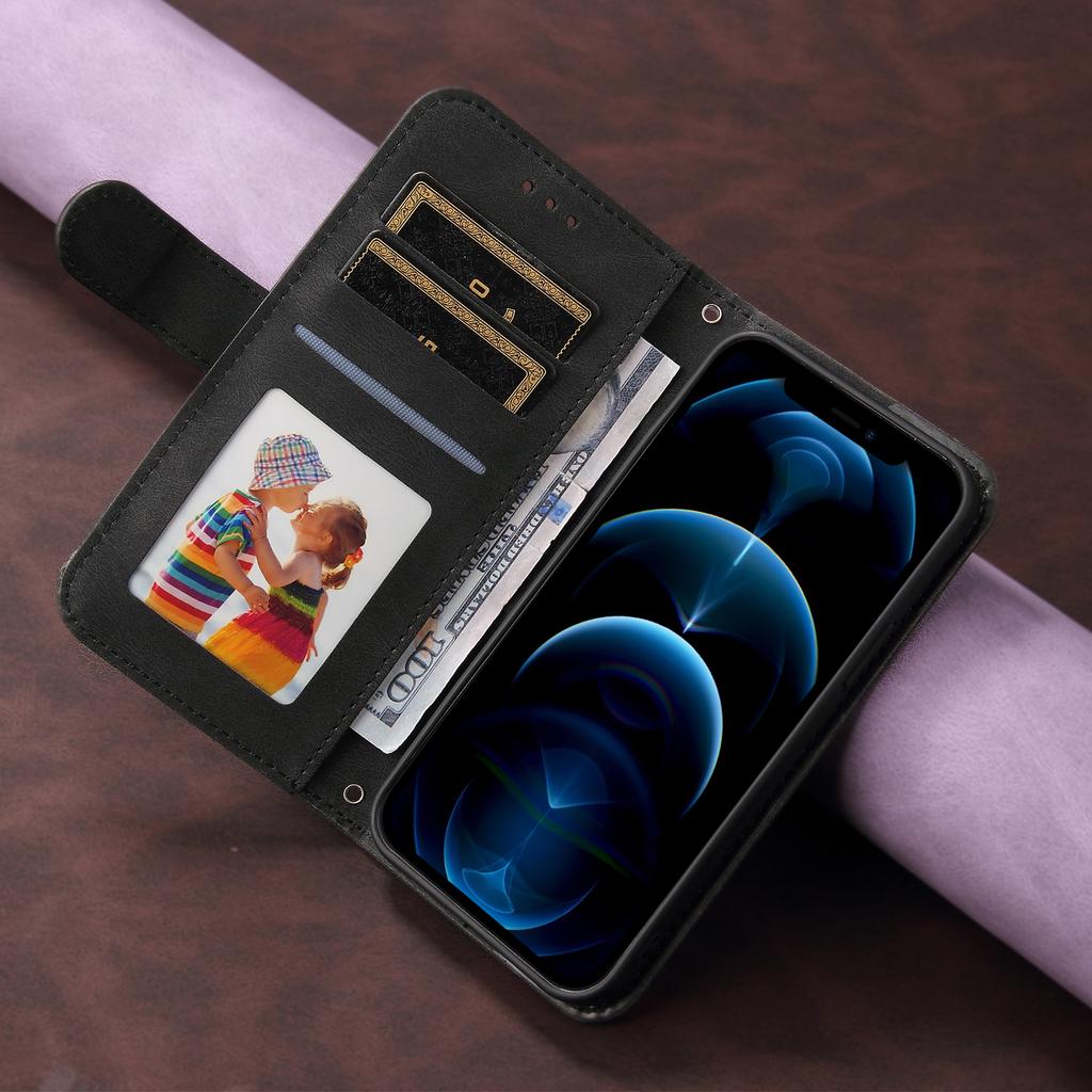 Für TECNO Spark 40C Leder Brieftasche Hüllen Hautgefühl Handyhülle Ständer mit Riemen