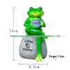 Creative Resin Frog Figurine for Garden and Home Décor