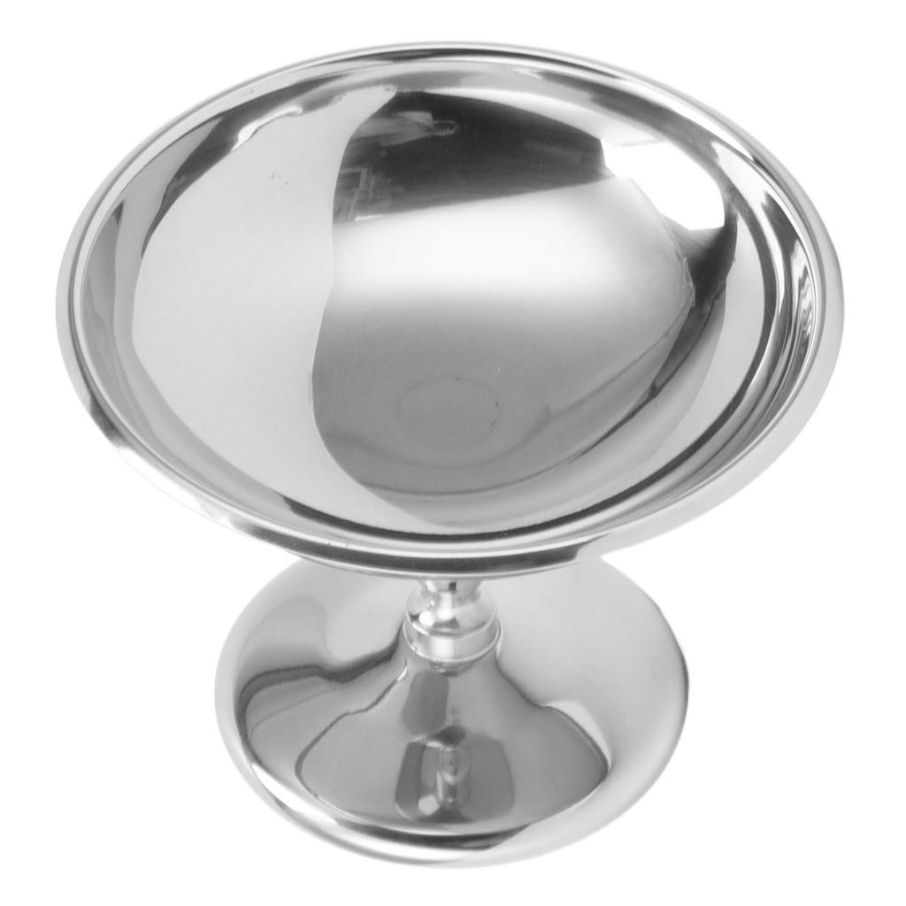 304 Stainless Steel Dessert Cup Vintage Durable Pudding Milk Jelly Ice Cream Cup Bowl for Cafe