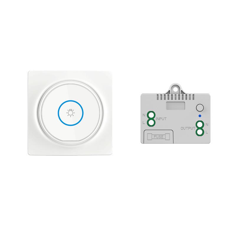 Self-Powered RF433 Wireless Smart Remote Switch with Customizable Logo