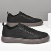 Men's shoes 2025 summer new men's comfortable wear-resistant non-slip British style tooling leather surface waterproof outdoor casual shoes
