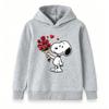 Kids Boys Girls 100% Cotton O-neck Short Sleeve T-shirt, Cute Winter Snow Totoro Family Print Casual Soft Pullover Tee for Daily Wear Holiday Gift