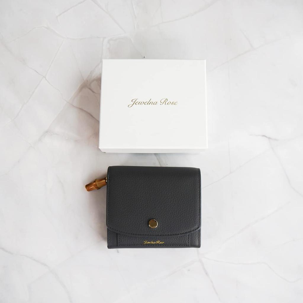 Jewel Narrows Genuine Leather Wallet [Folly Wallet] Bifold Wallet No. 15146