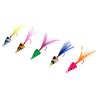 5 Pcs/Set Fishing Lure Barbed Hook 5.5cm/5g Multicolor Simulation Bucktail Jig Baits