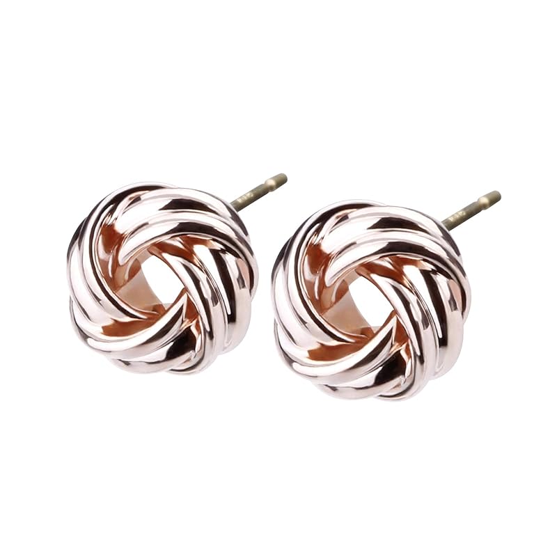 

LOKUMI earrings made in Japan 18k gold K18 post K18 Compatible with metal allergies Petit antique-like stud Smaller Small size ladies simple