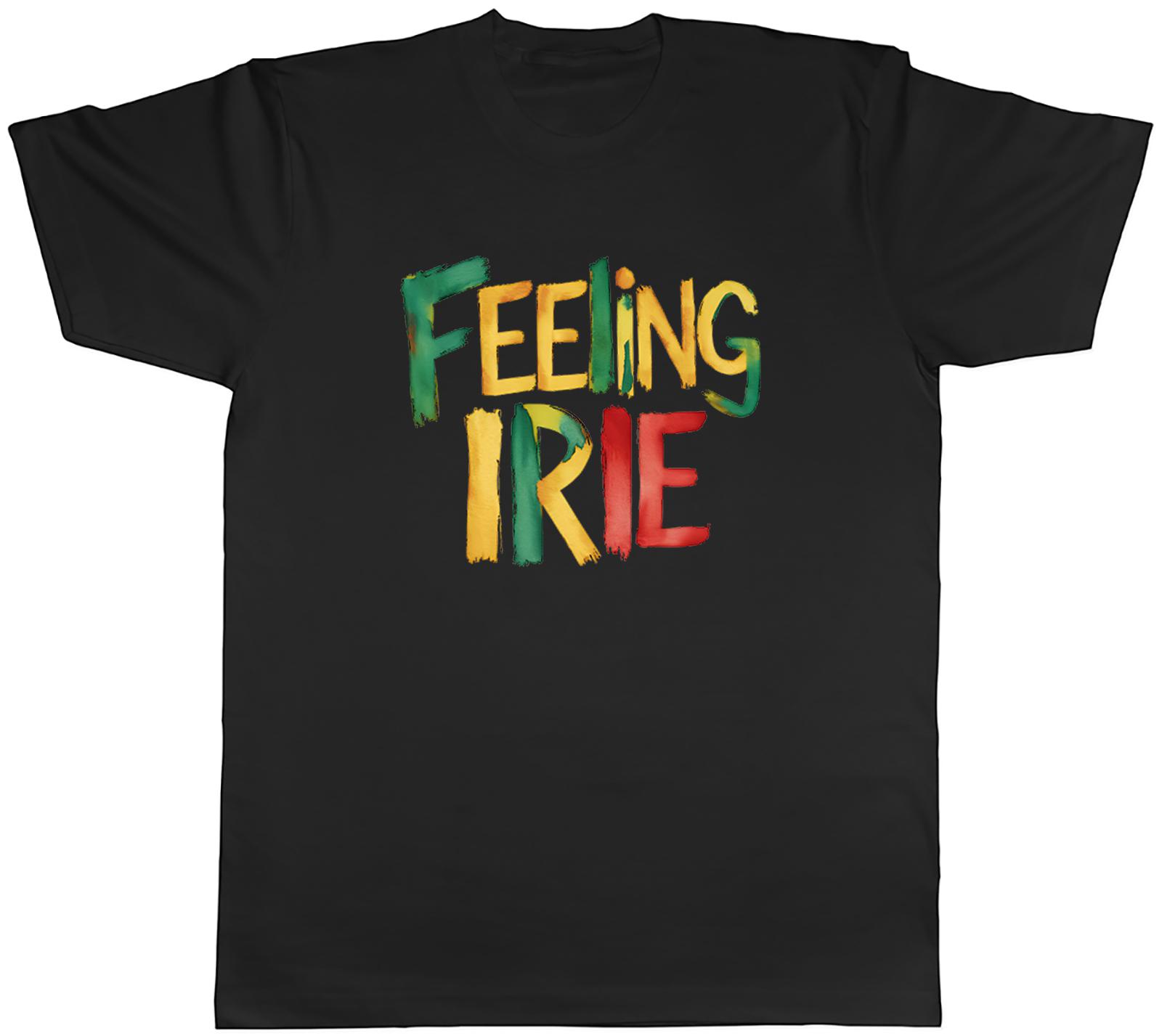 Feeling Irie Unisexs TShirt Jamaican English Reggae Feeling Good Tee Gift S