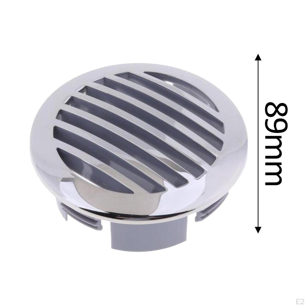 Gebogene Air Vent Abdeckung Kanalisierung Belüftung Langlebig Lamellengitter für 3,25 Zoll bis