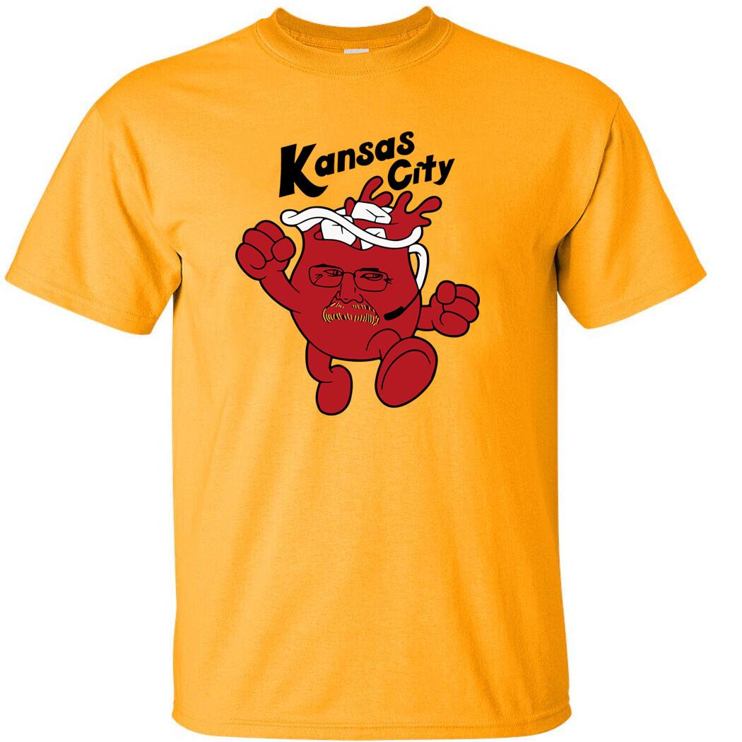 Andy Reid Kansas City Football Coach Kool Aid Man Unisex T-shirt L