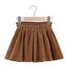 Fustă nouă pentru copii, fustă midi din catifea cord, fustă midi casual pentru fete, fustă versatilă, fustă de prințesă pentru fete