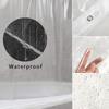 Home Decor Transparent Mildewproof Shower Curtain PEVA Plastic Bath Supplies Water Splash Resistant