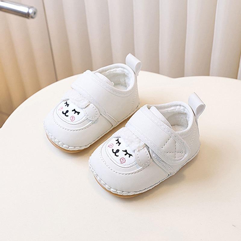 

New Arrival Baby Soft-Soled Fleece-Lined Boots Cartoon First Walkers for 0-1 Year Old, Unisex Infant Shoes Kids Shoes 13