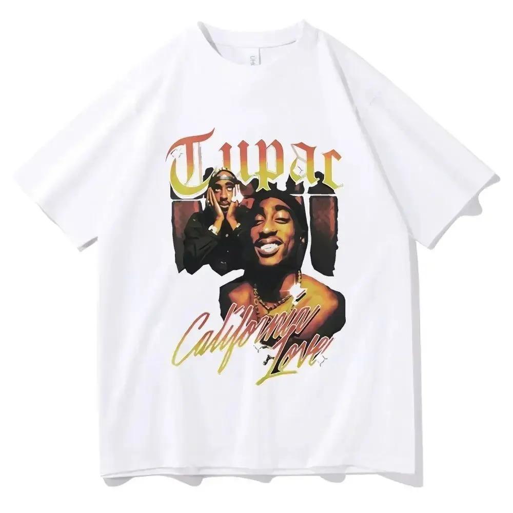 Tupac Shakur (2Pac) "All Eyez On Me" 90s West Coast Hip Hop Legend Graphic Print Oversized Vintage Streetwear Rap Fan Merch T-Shirt Top