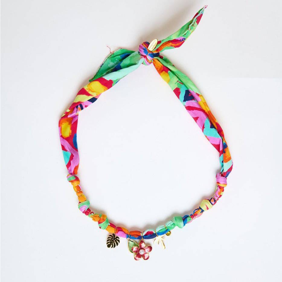 Ocean Marine Life Necklace With Colorful Shell Flower Pendant For Women And Men