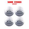 56mm Car Aluminum Logo Wheel Center Hub Cap Badge Sticker Accessories For Kia Sorento Rio Ceed Sportage Cerato Soul Picanto Niro