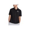 Reebok Casual Comfortable Knitted Short Sleeve Polo Shirt Men tops Black 24SRM401MGH0