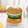 Reusable Rotating Desk Calendar Non-slip Bottom Fun Burger Table Ornament  Desk Decoration