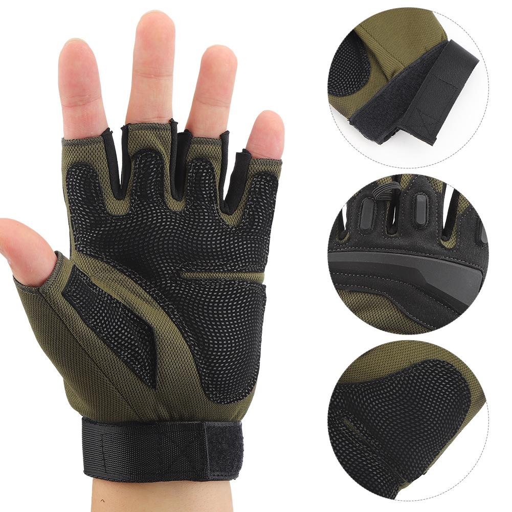 Men's Gloves Outdoor Sports Half Finger Military Anti Slip Waterproof Training Gloves