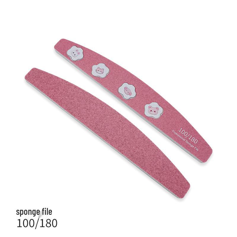 Durable Egg Yolk Nail Art Polishing Strips - No Shedding, Wear-Resistant Wood Chip Files