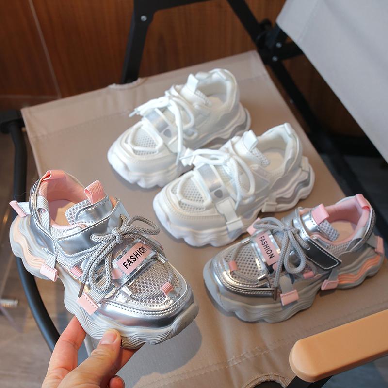 Children Casual Shoes for Girls Spring New Fashion Korean Style Soft Bottom Anti-slippery Versatile Outside Trendy Sneakers