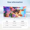 Floral Garden Theme Beach Towel Personalized Custom Name & Text Soft Quick Dry Beach Towel for Swimming Travel
