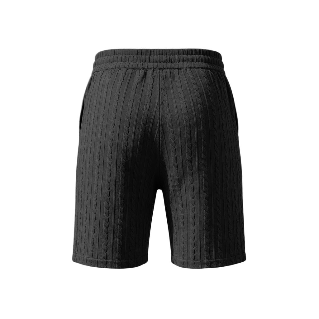 Men Drawstring Waist Casual Shorts Summer Lightweight Straight Fit Beach Shorts with Pockets Comfortable Design