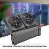Mini Aquarium Fast Cooling Fan Farming Fish Tank Adjustable Aquarium Temperature Controller Low Noise Chiller Fan