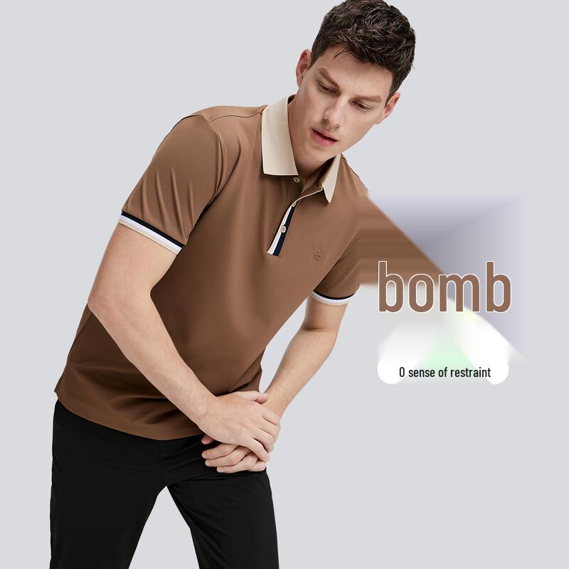 Navigare Men's Casual Lightweight Short-Sleeve Polo Shirt