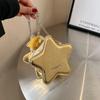 Women Small Shoulder Bag Five Point Star Shape Crossbody Bag Cartoon Chain Bag For Girls
