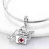 925 Silver Charms Doctor Medical Kit Pendant Nurse Bead Fit Bracelet For Women DIY Jewelry Gift