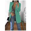 Plus Size Blazer Cardigan For Women Autumn Winter Casual Overcoat Solid Lapel Jacket Large Topcoat