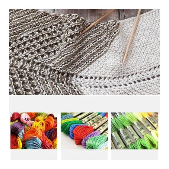 Embroidery Thread Cross Stitch Sewing Thread DIY Craft Thread (50 bundles, 50 colors)