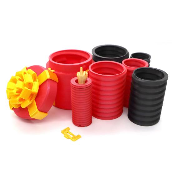 Annoying Nested Screw Gift Box 3D Printed Annoying Present Box Reusable Cash Gift Prank Puzzle Box Christmas Birthdays Gag Gifts