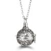 Russia Tradition Chime Exquisite Angel Wings Caller Necklace Essential Oil Diffuser Pregnant Woman Aromatherapy Pendant Jewelry