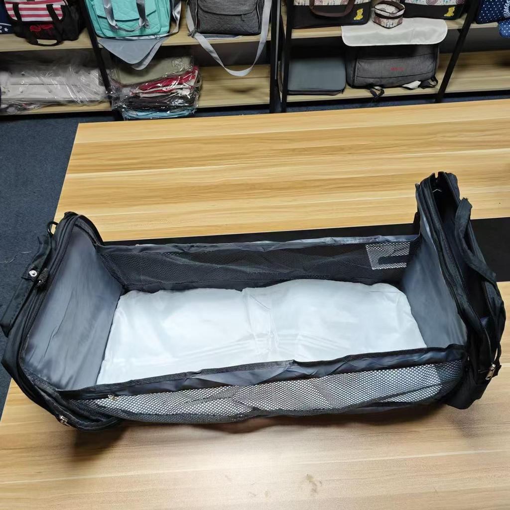 Multifunktionales Tragbares Babybett & Mama-Tasche: Leichter Faltbarer Moskitonetz-Rucksack