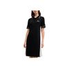 New FILA Short-Sleeved Dresses Women's Jet Black F11W518305F-BK