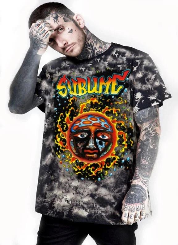 SUBLIME ROCK BAND LONG BEACH CA T-Shirt Men s SIZES TIE DYE L