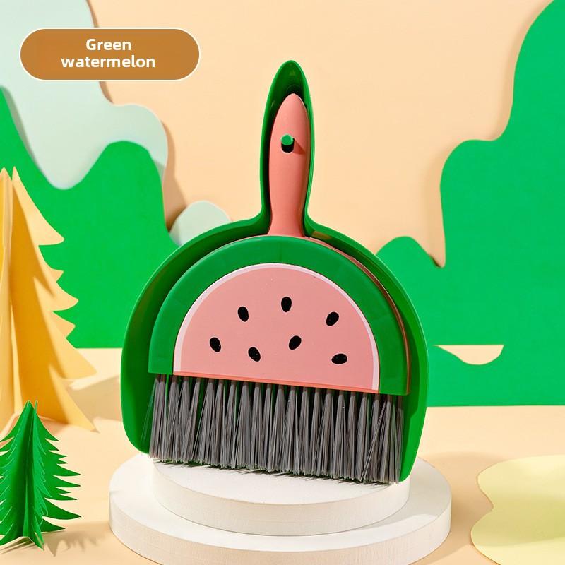 

Мини-набор для уборки рабочего стола с метлой и совком, набор для уборки стола для детей, инструменты для уборки домашнего офиса зелёный