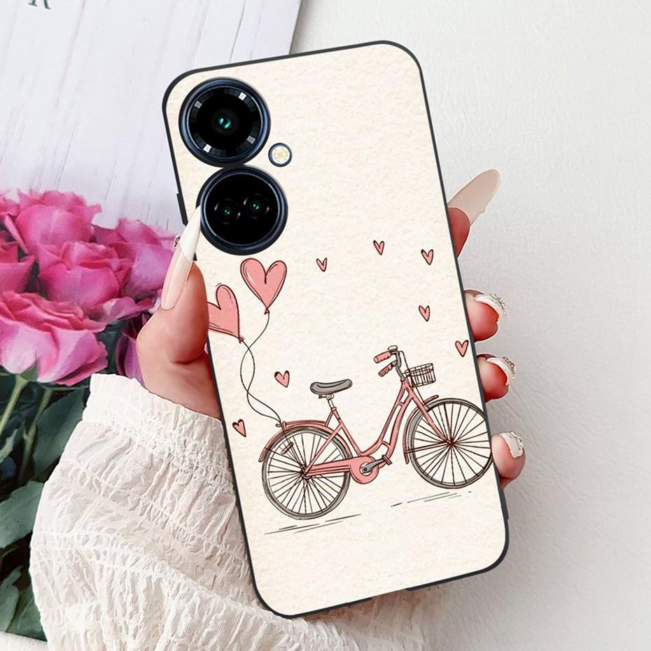 New Design Phone Case For Tecno Camon 19 Pro 5G 4G Camon19 Black Silicone Soft Cover For Tecno Camon 19 19Pro 4G Cases Bumpers