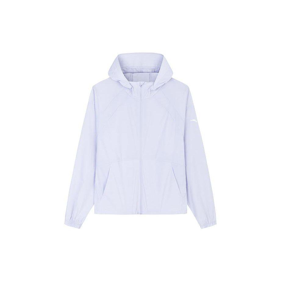 

Anta Training Series Solid Color Zip-Up Hooded Loose Lightweight Sun Protection Jacket Women jackets Sakura-Purple 162427605-1 L