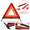 Car Emergency Breakdown Warning Triangle Red Reflective Road Safety Hazard Car Tripod Portable Foldable Stop Sign Reflector