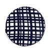 STYLE Decor Seat Cushion X Indigo Check Gingham Check Nordic Modern Stylish Zabuton Car Cushion W3602500 (34cm 34cm)